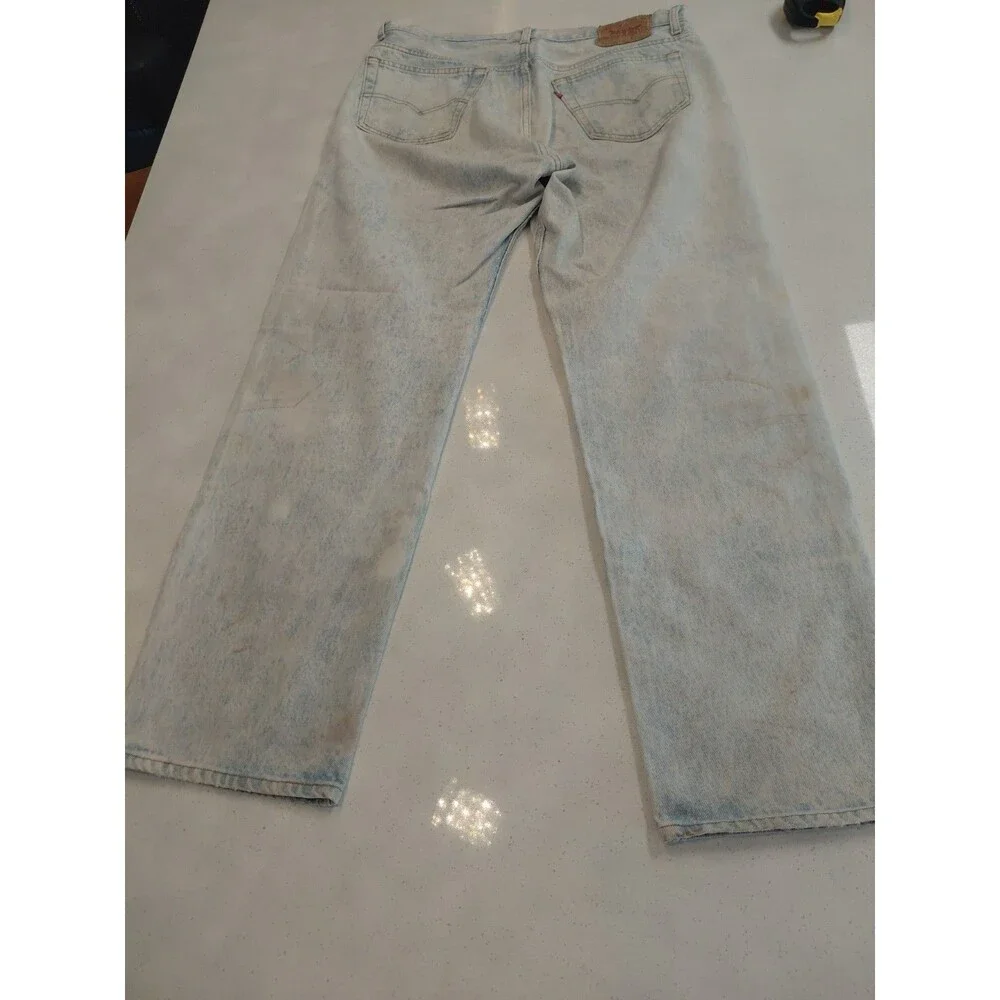 Levi's Acid Wash Jeans 501-0108 Botton Fly 36x31 Made in USA